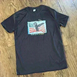 Unisex dri-fit patriotic USA America tshirt